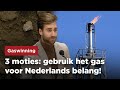 Ga door met de gaswinning en compenseer de Groningers - Freek Jansen (FVD) dient moties in