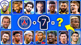 GUESS THE PLAYERS BY CLUB AND JERSEY NUMBER  | FOOTBALL QUIZ 2024