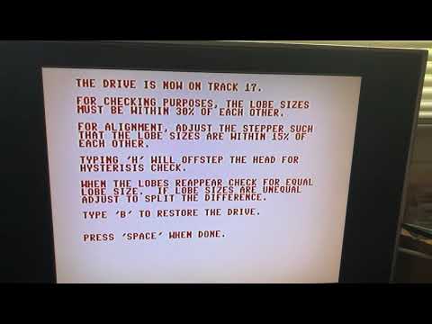 Commodore 1541 Disk Drive Alignment Done Correctly