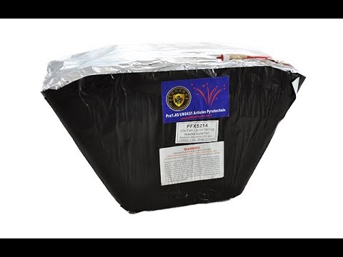 PFX5214 25 SHOT COLOR FALLING LEAVES WATERFALL FAN - DOMINATOR FIREWORKS PRO