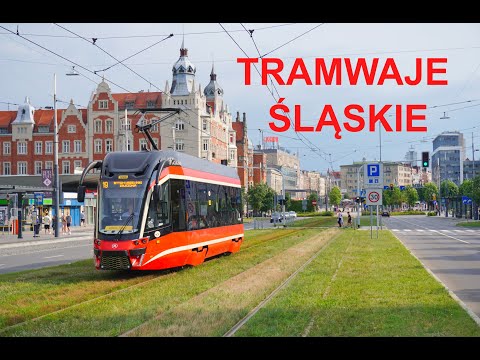 Trams in Katowice - Tramwaje Śląskie - Transport Miejski - Strassenbahn in Oberschlesien