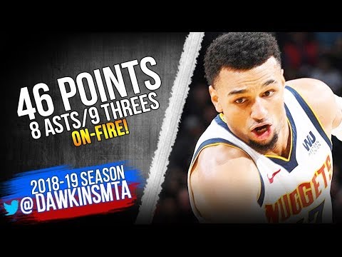 Jamal Murray Full Highlights 2018 12 29 Nuggets vs Suns   46 Pts 9 Threes!  FreeDawkins