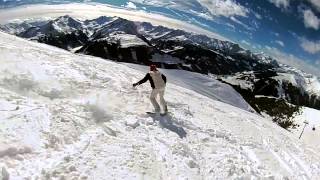 preview picture of video 'Snowboarding in Zillertal Arena, Gerlos, Austria 2013'