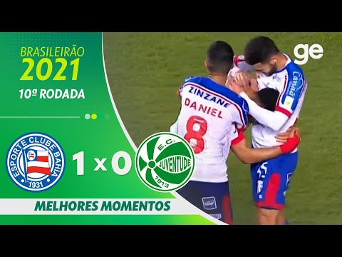 BAHIA 1 X 0 JUVENTUDE | MELHORES MOMENTOS | 10ª RODADA BRASILEIRÃO 2020 | ge.globo