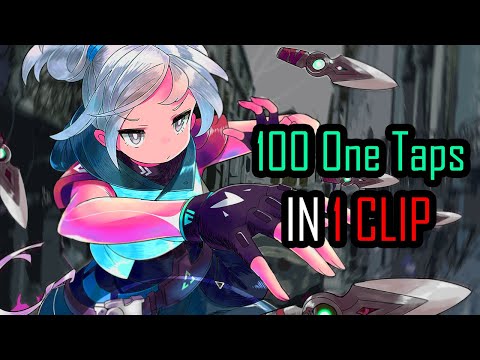 100 One Taps in 1 Clip ( Valorant Montage )