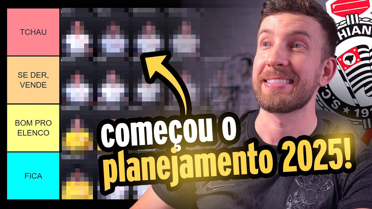 Quem SAI e quem FICA no CORINTHIANS em 2025 | Fiz a LIMPA no Elenco? Vem pra Tier List