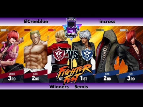 Flynns Fighter Fest Season 4 Winners Semis ElCreeblue (Rock Geese Shermie)Vs incross (K' Kukri Iori)
