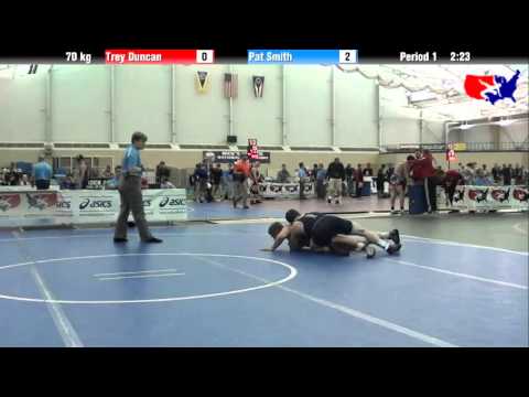 Trey Duncan vs. Pat Smith at 2013 ASICS University Nationals - FS