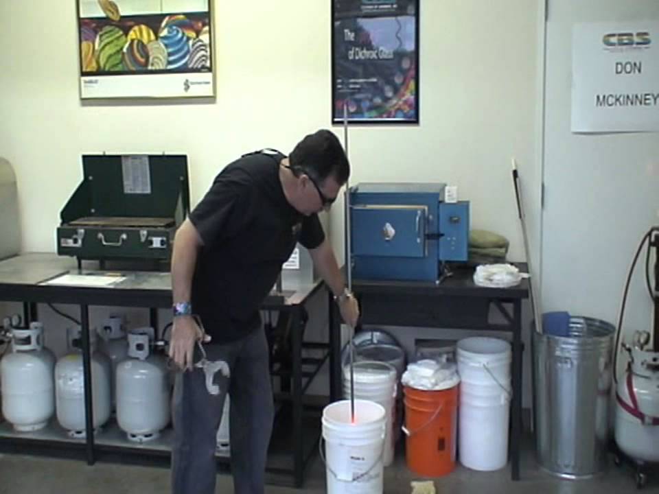 Coatings by Sandberg - Dichroic cane marble demo