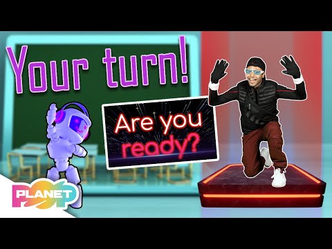 Stand Up Actions Vocabulary Rap | Listen And Repeat | ESL Kids | Planet Pop