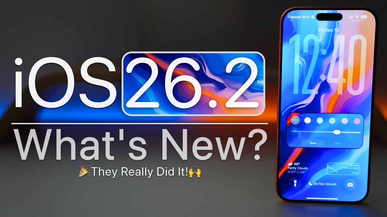 iOS 26.2 is Out! - What's New?