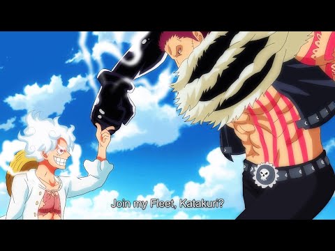 Katakuri surrenders to Luffy and becomes a member of the Straw Hat Pirates - One piece