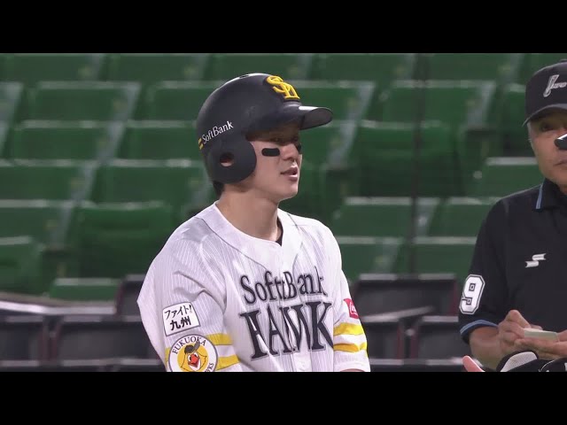 【2回裏】ホークス・牧原大が同点のタイムリーヒットを放つ!! 2021/5/30 H-G