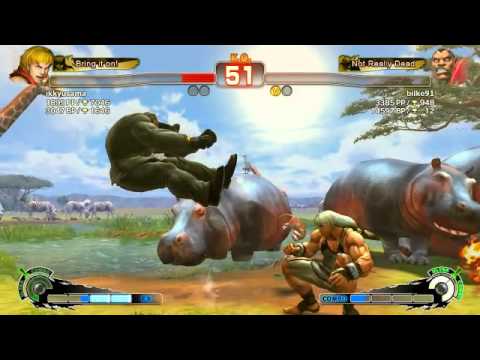 ikkyusama (ken) vs bilke (balrog) SSFIV-AE ver.2012 PC Ranked