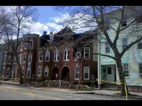 DAY AFTER the April 1, 2012 FIRE on Chelsea Street, East Boston