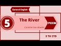 11 Tnpsc Ccse 2 Gr2 2a General English Part B Poetry The River Caroline Ann Bowles