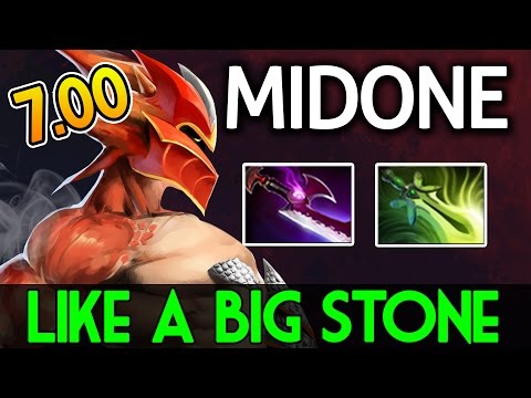 MidOne DOTA 2 Patch 7.00 [Dragon Knight] Like a Big Stone