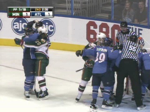 Wild @ Thrashers 10/14/08