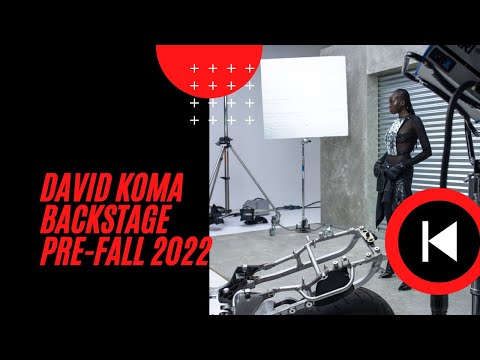 David Koma Backstage Pre-Fall 2022 #DavidKoma #backstage #PreFall22