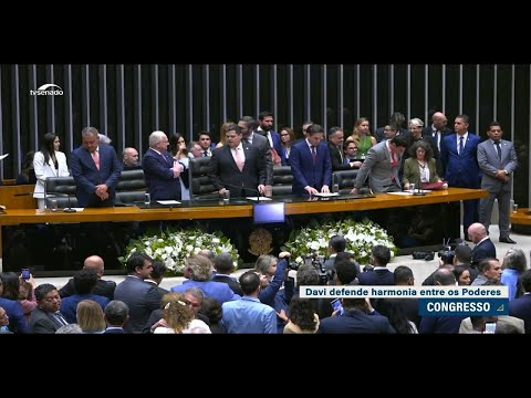 Davi defende harmonia entre os Poderes e independência do Congresso