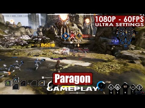 Paragon gameplay PC HD [1080p/60fps] Free To Play MOBA