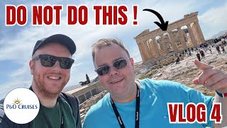 P&O Azura | ATHENS and a MAGIC show | Day 4 Vlog