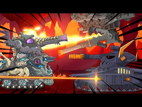 Morok vs Leviathan • Mimic came to visit - Cartoons about tanks