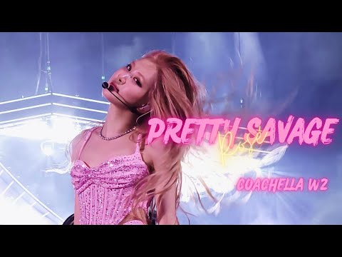 “Pretty Savage Chair Dance” 230422 Coachella W2 | BLACKPINK ROSÉ Focused Fancam