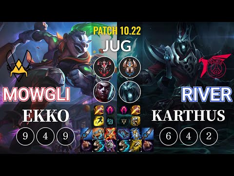VIT Mowgli Ekko vs TLN River Karthus Jungle - KR Patch 10.22