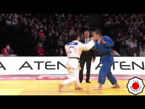 Yoko Ono vs. Enkhchimeg Tserendulam - U70 Womens Judo Grand Slam Paris 2022