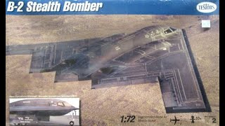 Testors : B-2 Stealth Bomber Spirit : 1/72 Scale M