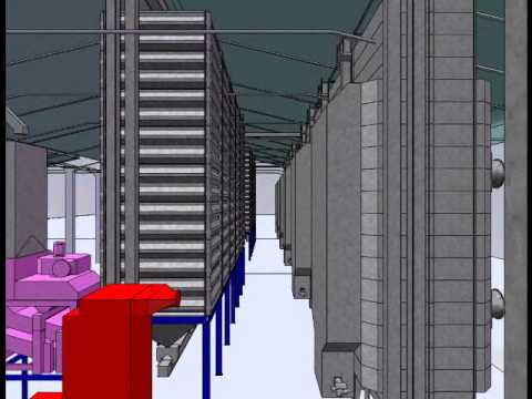MCD Continuous Mixed Flow Paddy Drying Plant Layout