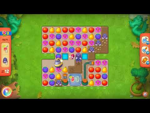 Gardenscapes level 9671 (Hard) [Playrix]