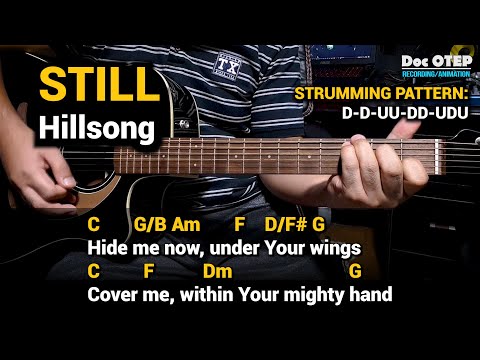 STILL - Hillsong (Guitar Tutorial with Chords Lyrics)