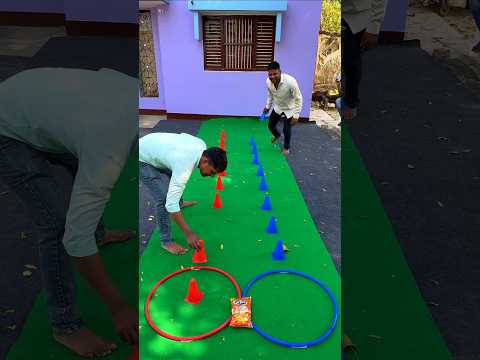 Cone Collect Racing Win Challenge #challenge #shorts