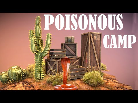 Poisonous Camp | Post Catastrophic Set of Boxes & Bottles 3D Model | Blender Tutorial | #my3dstudio