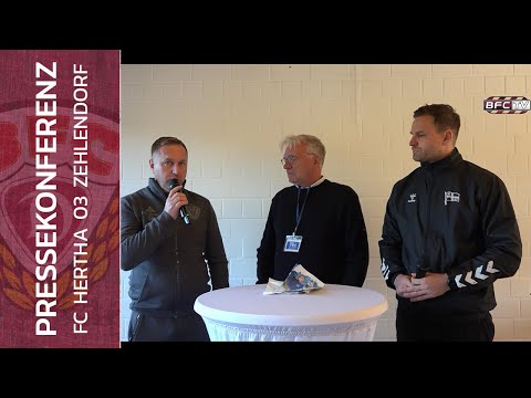 Matchday 12 - Regionalliga Nordost - FC Hertha 03 Zehlendorf - BFC Dynamo 2:1 - 18.10.2025 - PK