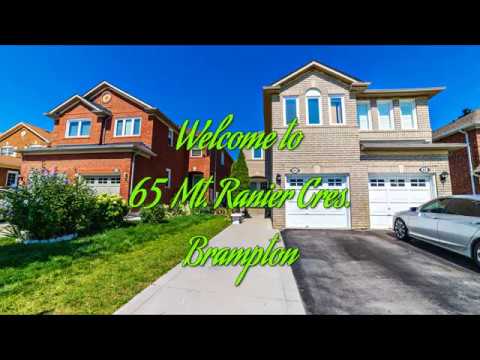 65 Mount Ranier Cres. Brampton