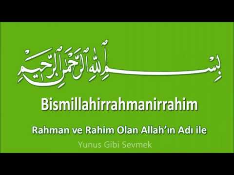 Bismillahirrahmanirrahim zikri   Besmele zikri 100 defa