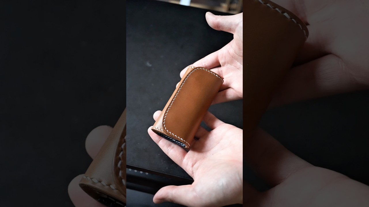 キーケース作ってみた #leathercraft #レザークラフト