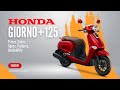 All New Honda Giorno+ 125cc: Prices, Colors, Specs, Features, Availability