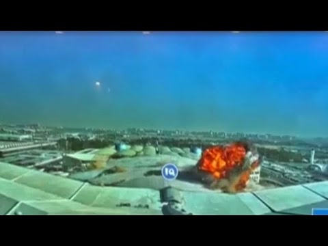 Video Thumbnail: Video shows moment drone hits Kuwait airport terminal