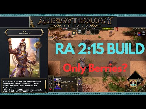 RA 2:15 build order (only berries) | Age of Mythology retold