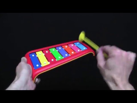 Robust xylofon til børn fra 1 år.