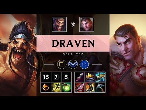 Draven Top vs Jayce - EUW Diamond Patch 25.19