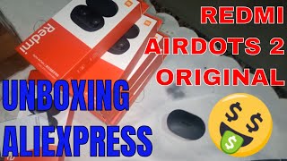 Unboxing REDMI AIRDOTS 2 do ALIEXPRESS - MUITO BARATO