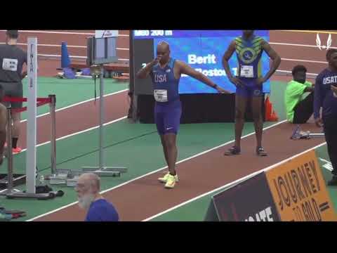 USATF Masters Indoor  Nationals 2022 M45-49 Triple jump