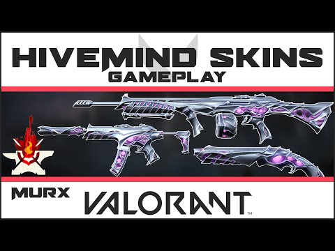 Hivemind VALORANT Battle Pass Skins GAMEPLAY | Act 2 Skin Collection Showcase