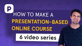 How to make a presentation-based online course