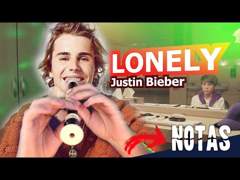 How to play LONELY by JUSTIN BIEBER on recorder (Easy notes)